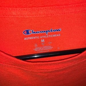 Orange champs shirt M